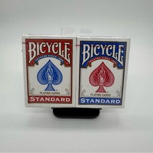Bicycle Standard Playing Cards Set of 2 Red and Blue Decks NIB Sealed Poker